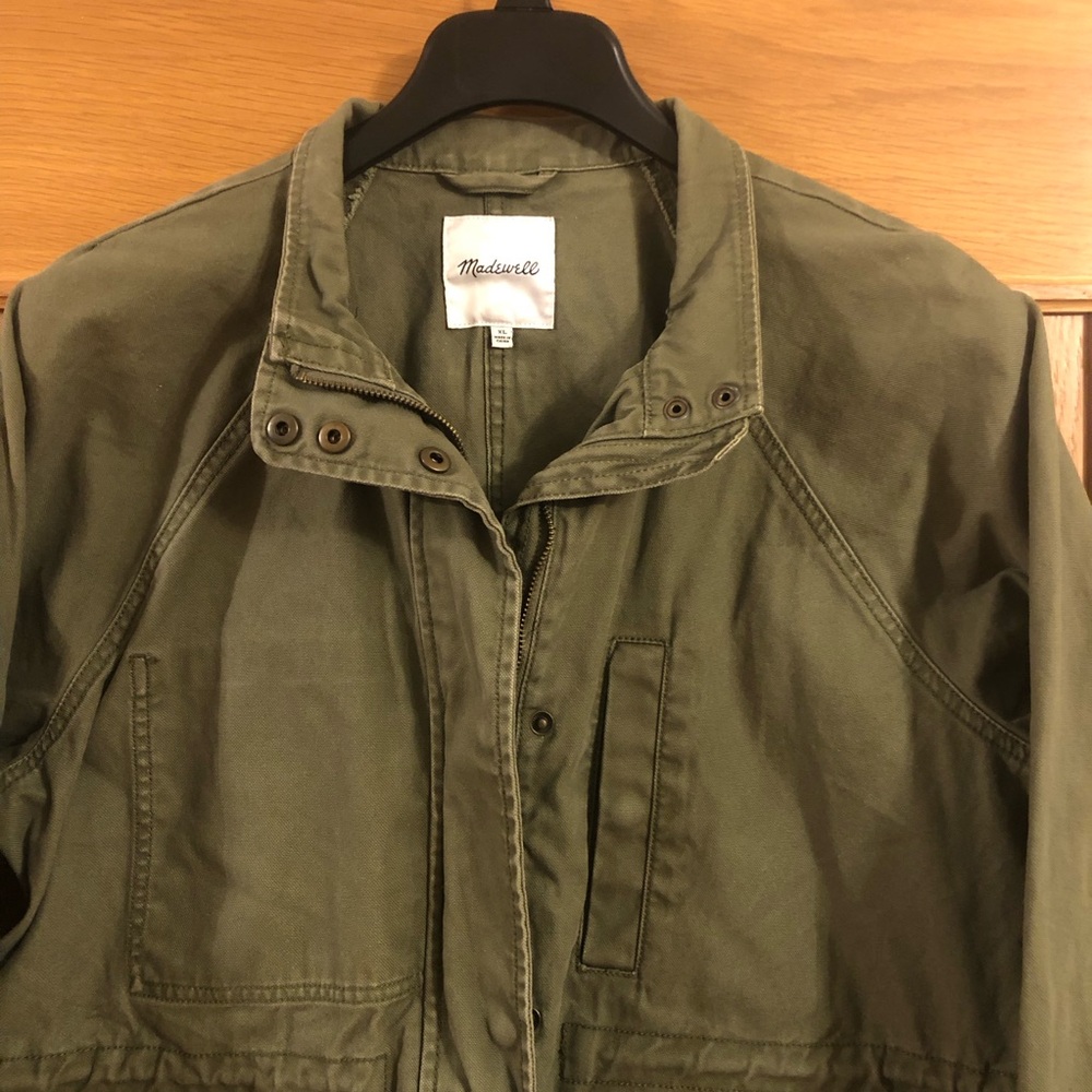 Madewell Northover Utility Jacket in Desert Olive Size XL - Picture 6 of 10